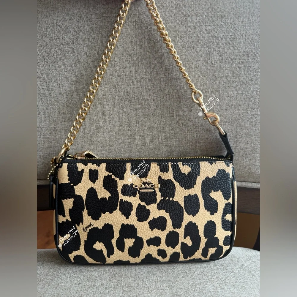 NWT！3PCS COACH Nolita 19 With Leopard Print（CBM66）fast shipping MOTHER DAY GIFT - Picture 7 of 15